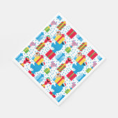 Serviette En Papier Sesame Street Noël Présente Motif (Coin)
