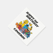 Serviette En Papier Sesame Street Pals 1er anniversaire (Coin)