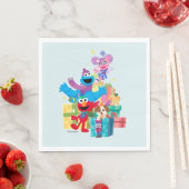 Serviette En Papier Sesame Street Pals and Presents (En situation)