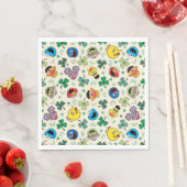 Serviette En Papier Sesame Street St. Patrick's Day Motif (En situation)