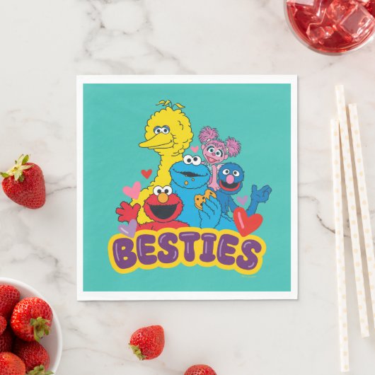 Serviette En Papier Sesame Street Valentine Besoins (En situation)