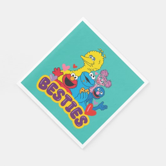 Serviette En Papier Sesame Street Valentine Besoins (Coin)
