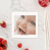 Serviette En Papier Set de serviettes personnalisées pour bébé (En situation)