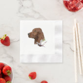 Serviette En Papier Setter irlandais (En situation)