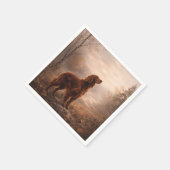 Serviette En Papier Setter irlandais (Coin)