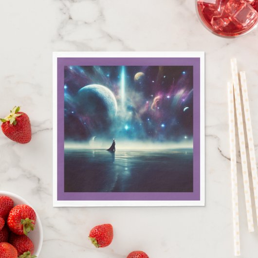 Serviette En Papier SF - Opéra spatial 1 (En situation)