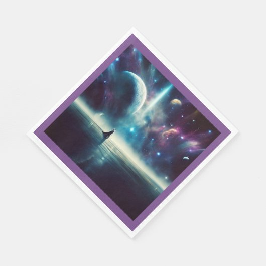 Serviette En Papier SF - Opéra spatial 1 (Coin)