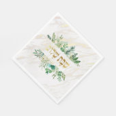 Serviette En Papier Shabbat Shalom (Coin)