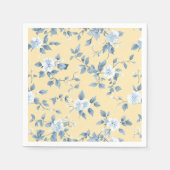 Serviette En Papier Shabby Chic Lemon Floral Series Design #7 (Devant)