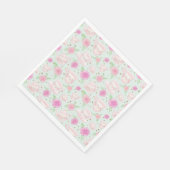 Serviette En Papier Shabby Chic Mint Et Gold Tea Party (Coin)