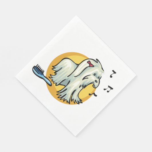 Serviette En Papier Shaggy Chien (Coin)