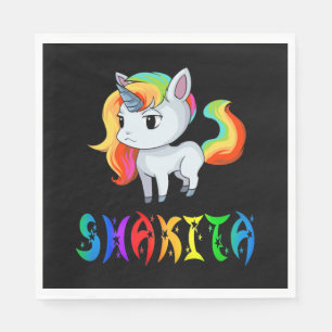 Serviette En Papier Shakita Unicorn