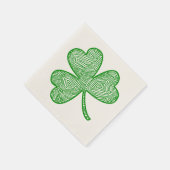 Serviette En Papier Shamrock (Coin)