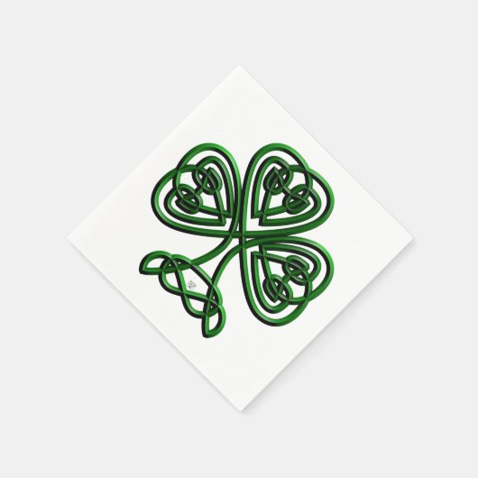 Serviette En Papier Shamrock (Coin)