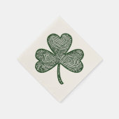 Serviette En Papier Shamrock (Coin)