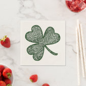Serviette En Papier Shamrock (En situation)