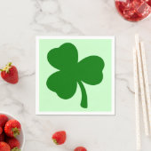 SERVIETTE EN PAPIER SHAMROCK 1 (En situation)