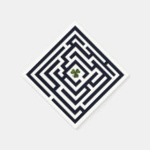 Serviette En Papier Shamrock au Black Labyrinth Challenge (Coin)