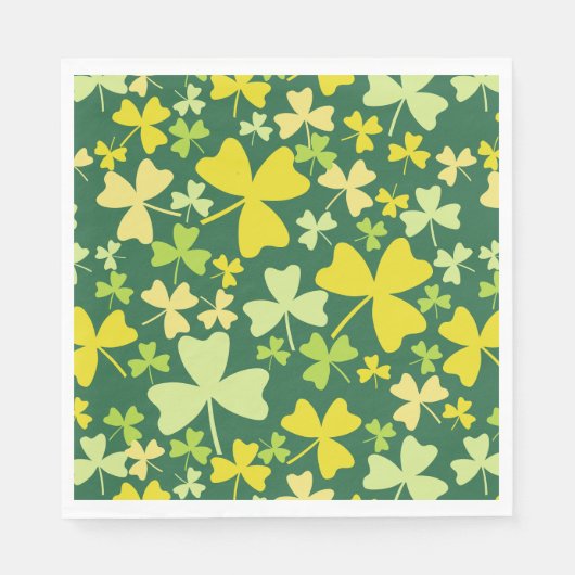 Serviette En Papier Shamrock coloré (Devant)