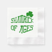 Serviette En Papier Shamrock d'âge (Devant)