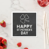 Serviette En Papier Shamrock de tableau, St Patrick's Day Party (En situation)
