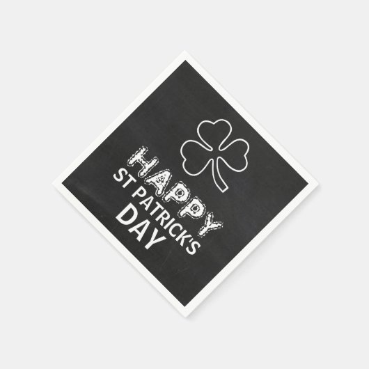 Serviette En Papier Shamrock de tableau, St Patrick's Day Party (Coin)