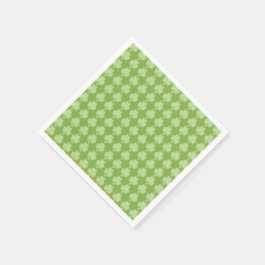 Serviette En Papier Shamrock de verdure Clover Pois Patrick's Day (Coin)