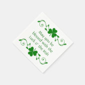 Serviette En Papier Shamrock Garland (Coin)