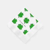 Serviette En Papier Shamrock irlandais (Coin)