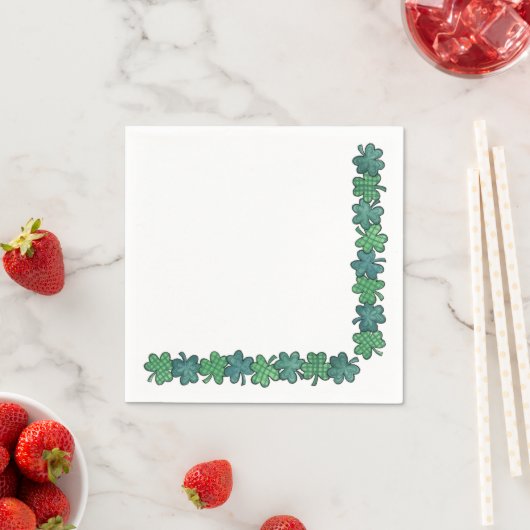 Serviette En Papier Shamrock - Papier (En situation)
