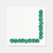 Serviette En Papier Shamrock - Papier (Devant)