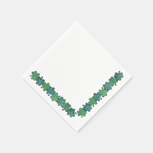 Serviette En Papier Shamrock - Papier (Coin)