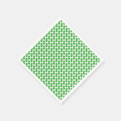 Serviette En Papier Shamrock Petits trèfles 3 feuilles (Coin)