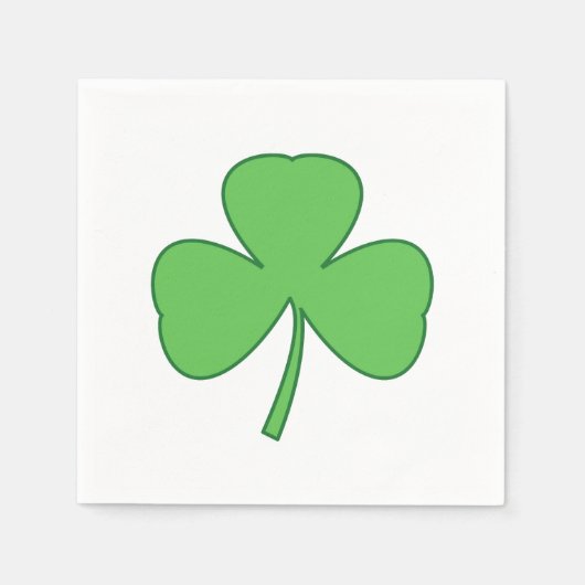 Serviette En Papier Shamrock St. Patrick's Day Party Napkins (Devant)