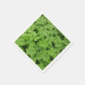 Serviette En Papier Shamrock vert frais, veine de St. Patricks (Coin)