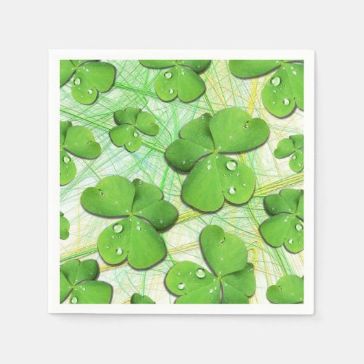 Serviette En Papier Shamrock vert St Patrick iPhone 5 Coque-Mate (Devant)