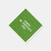 Serviette En Papier Shamrocks irlandais verts (Coin)