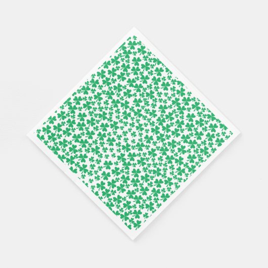 Serviette En Papier Shamrocks pour le Jour de la Saint Patrick (Coin)