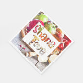Serviette En Papier Shana Tova - Rosh Hashanah avec pommes et miel (Coin)