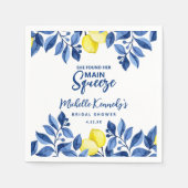 Serviette En Papier She Found Her Main Squeeze Bridal Shower  (Devant)