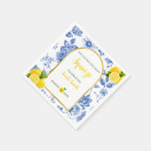 Serviette En Papier She Found Her Main Squeeze Bridal Shower (Coin)