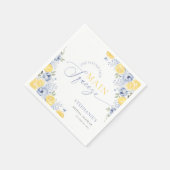 Serviette En Papier She Found Her Main Squeeze Lemon Bridal Shower (Coin)