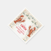 Serviette En Papier She’s a Catch Nautical Bachelorette (Coin)