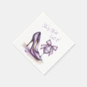 Serviette En Papier She’s Still Got It Purple High Heel Birthday Party (Coin)