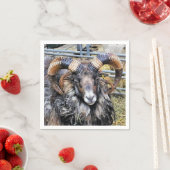 SERVIETTE EN PAPIER SHEEP (En situation)