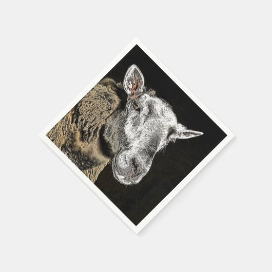 SERVIETTE EN PAPIER SHEEP (Coin)