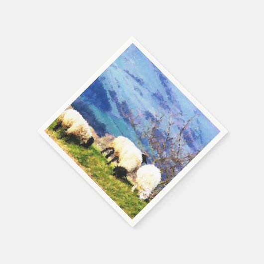 SERVIETTE EN PAPIER SHEEP (Coin)