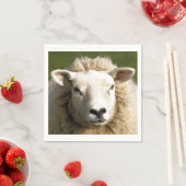 SERVIETTE EN PAPIER SHEEP (En situation)