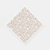 Serviette En Papier Sheep & Lamb Cute Hand Drawn Farm Animals (Coin)