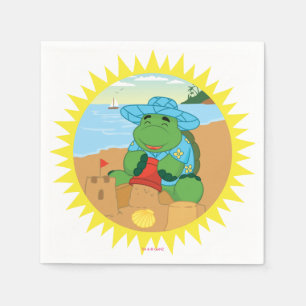 Serviette En Papier Sheldon sur la plage
